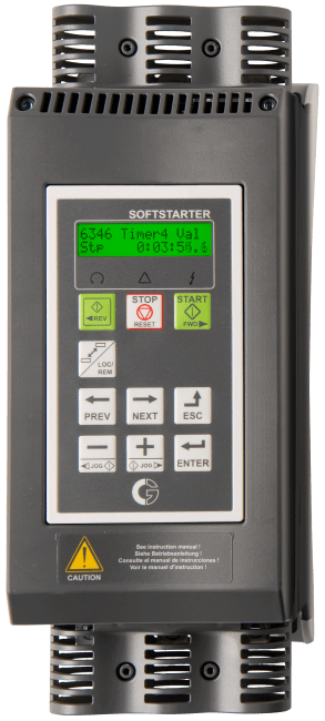 TSA 45kW 200-525V IP20 Mykstarter m/innebygd bypass. Coated boards