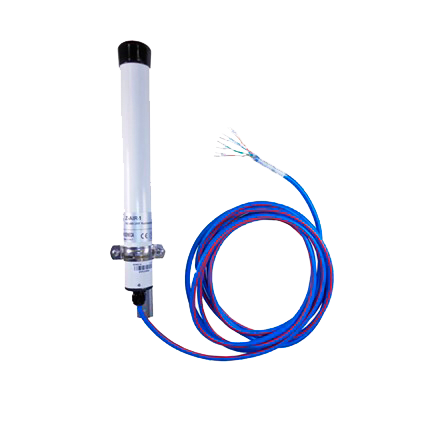 Half/Full Duplex radiomodem. 868-870 MHz. integrert antenne. RS485 interface. 10m fast kabel