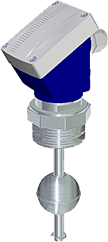 IMN TB INOX V3 P10 F25 L1000 C2 N1. Magn. flottørbryter. 2"G. StSt. koblingshus PBT. IP67. Isolert