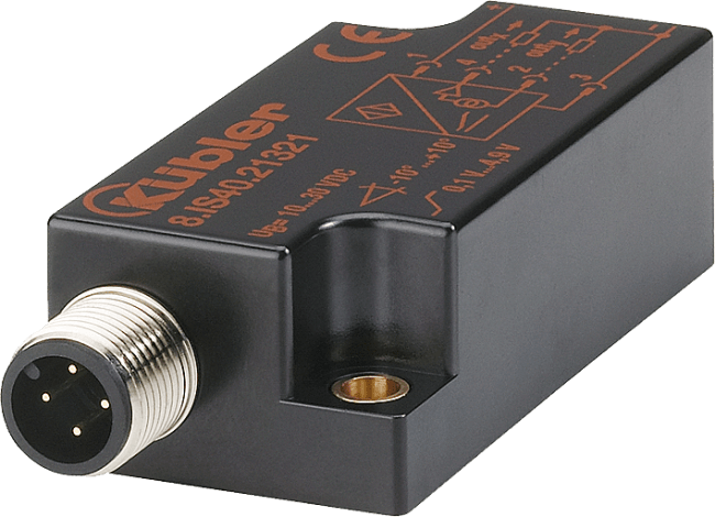 K-8.IS40.22321 Inklinometer +-45 grader S12 tilkobling 0.1...4.9 VDC