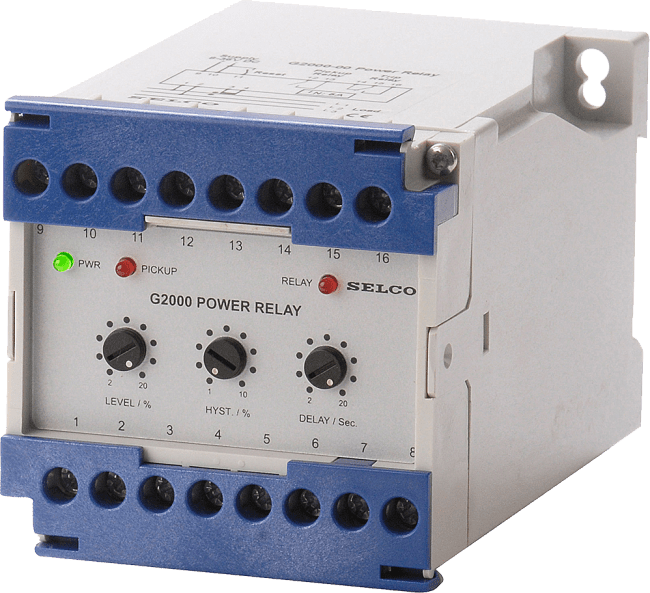 G3600.0010  1-fase over- og underspenningsrele. 63-690VAC. Us:24V DC