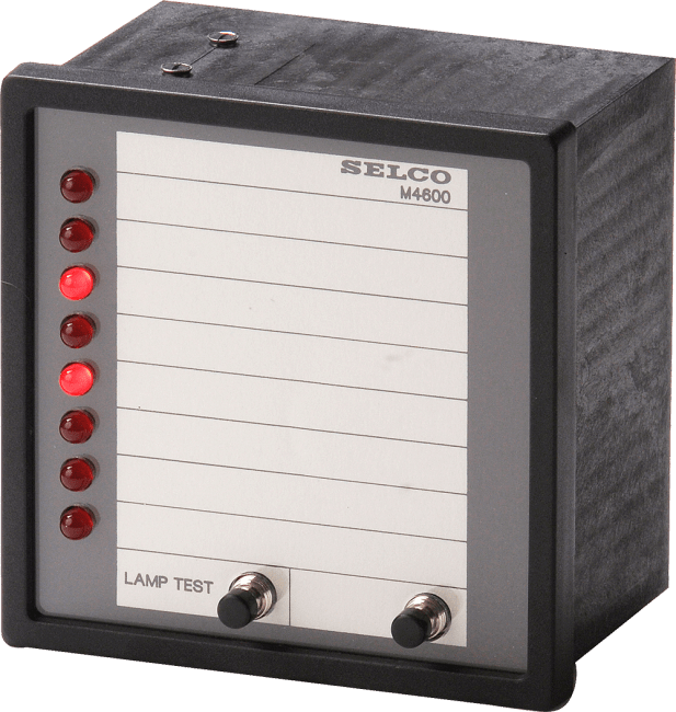 M4600.0020  Indikatorpanel. 8 kanaler. 48V DC/AC