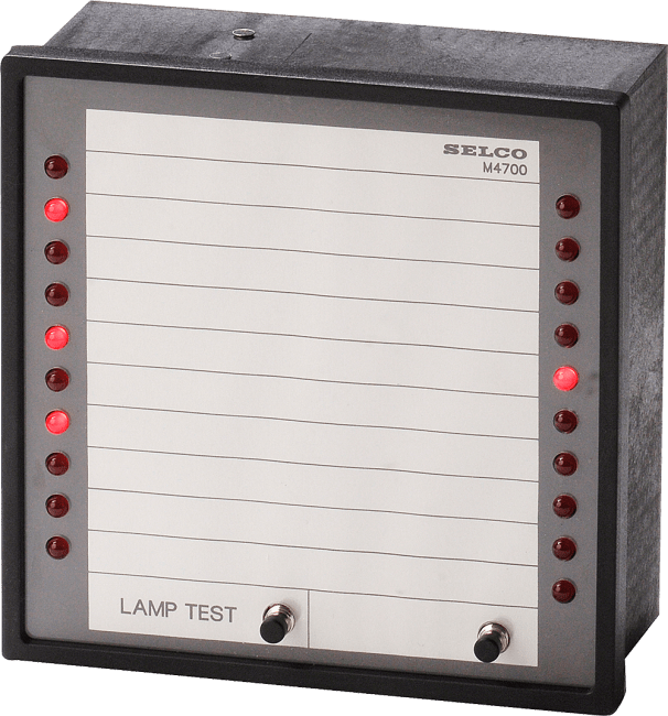 M4700.0130  Indikatorpanel 20 kanaler. 230V AC.