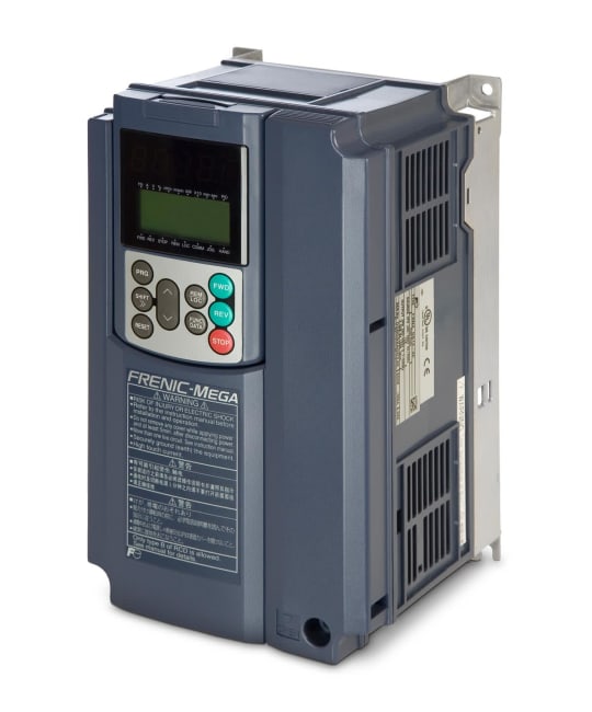 FRENIC MEGA IP00 200 kW / 220 kW 3 fas 400V ink. EMC filter uten panel