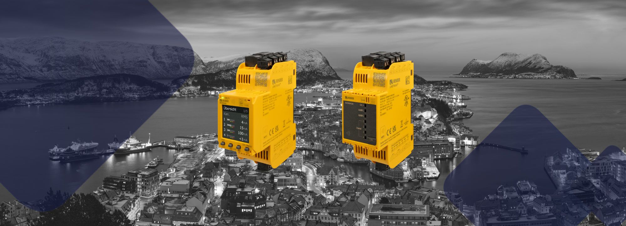 Nyhet! Jordfeilvarsler med 4 kanaler, type A og B, med LED eller display – du velger!