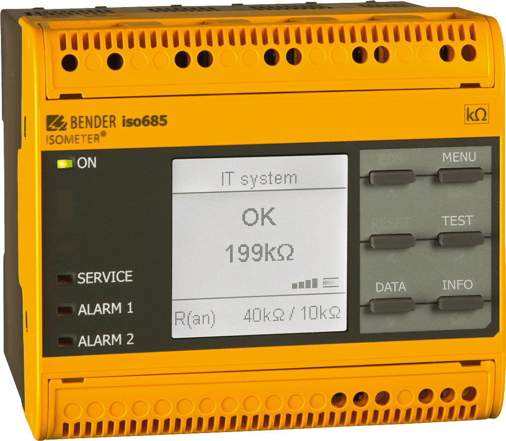 iso685-D. A-Isometer. Modbus TCP. web server. BCOM Elteco.no