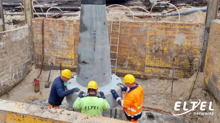 Construction and assembly works on the 400 kV Ostrołęka-Stanisławów power line