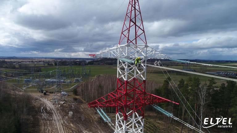 Linia elektroenergetyczna 330 kV Jurbarkas – Bitenai, Litwa, słup kratowy – eltelnetworks.pl