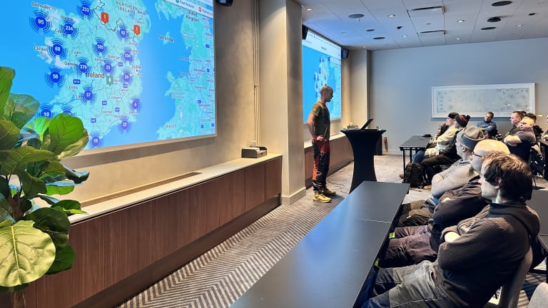 Eltel till undsättning efter Irlands stormkris