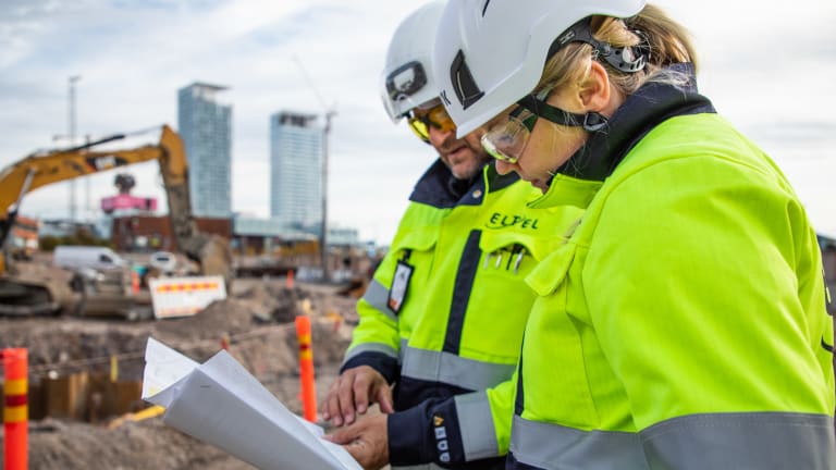 Planung von Stromleitung auf der Baustelle - Eltel Networks