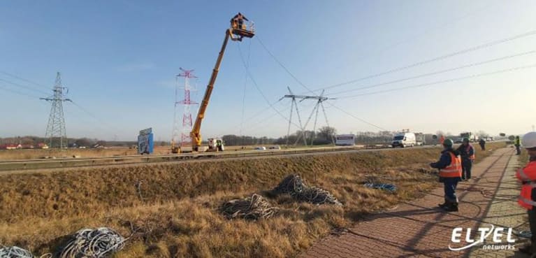 Bau der 400 kV-Leitung Czarna - Pasikorowice in der Woiwodschaft Niederschlesien für PSE SA - Eltel Networks