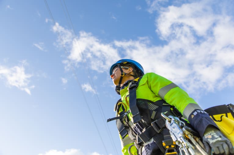 Anbieter von Energiedienstleistung - Spezialistin im Einsatz - Eltel Networks