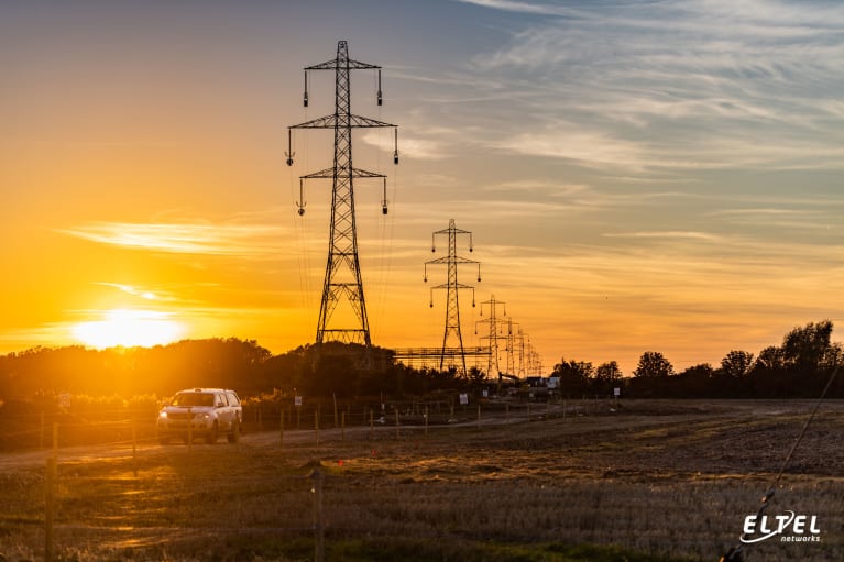 Construction of a double-track power line 400 kV Richborough – Canterbury North, United Kingdom  – eltelnetworks.pl