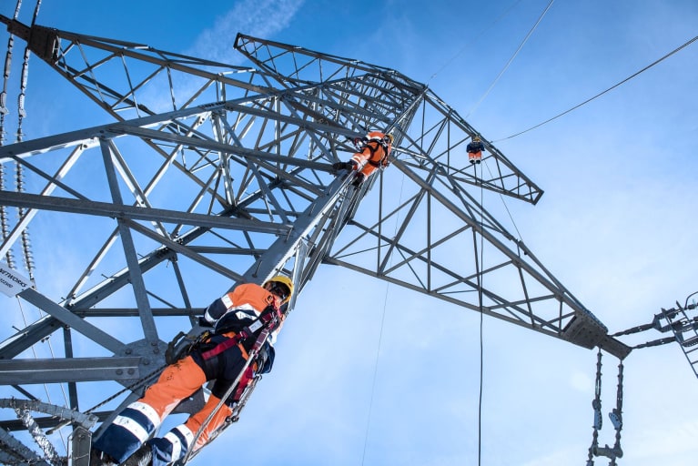Training for live line work - Eltel Networks
