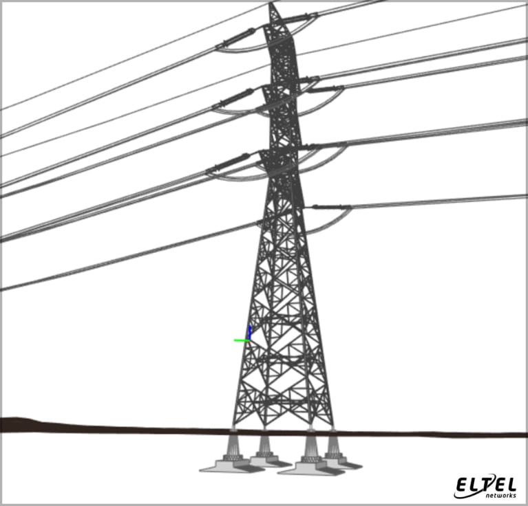 Model słupa mocnego wraz z prefabrykowanym fundamentem – eltelnetworks.pl