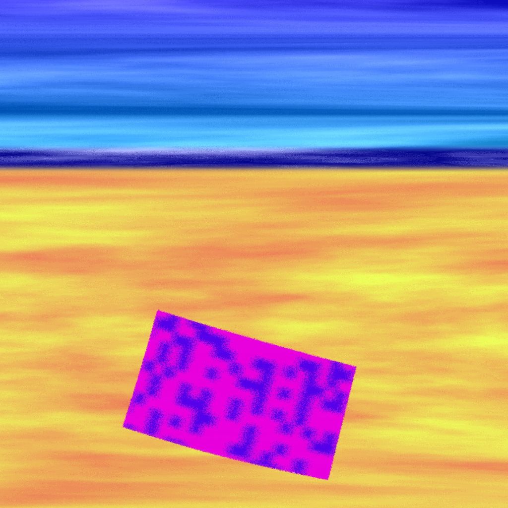 A Beach Scene (after Milton Avery)