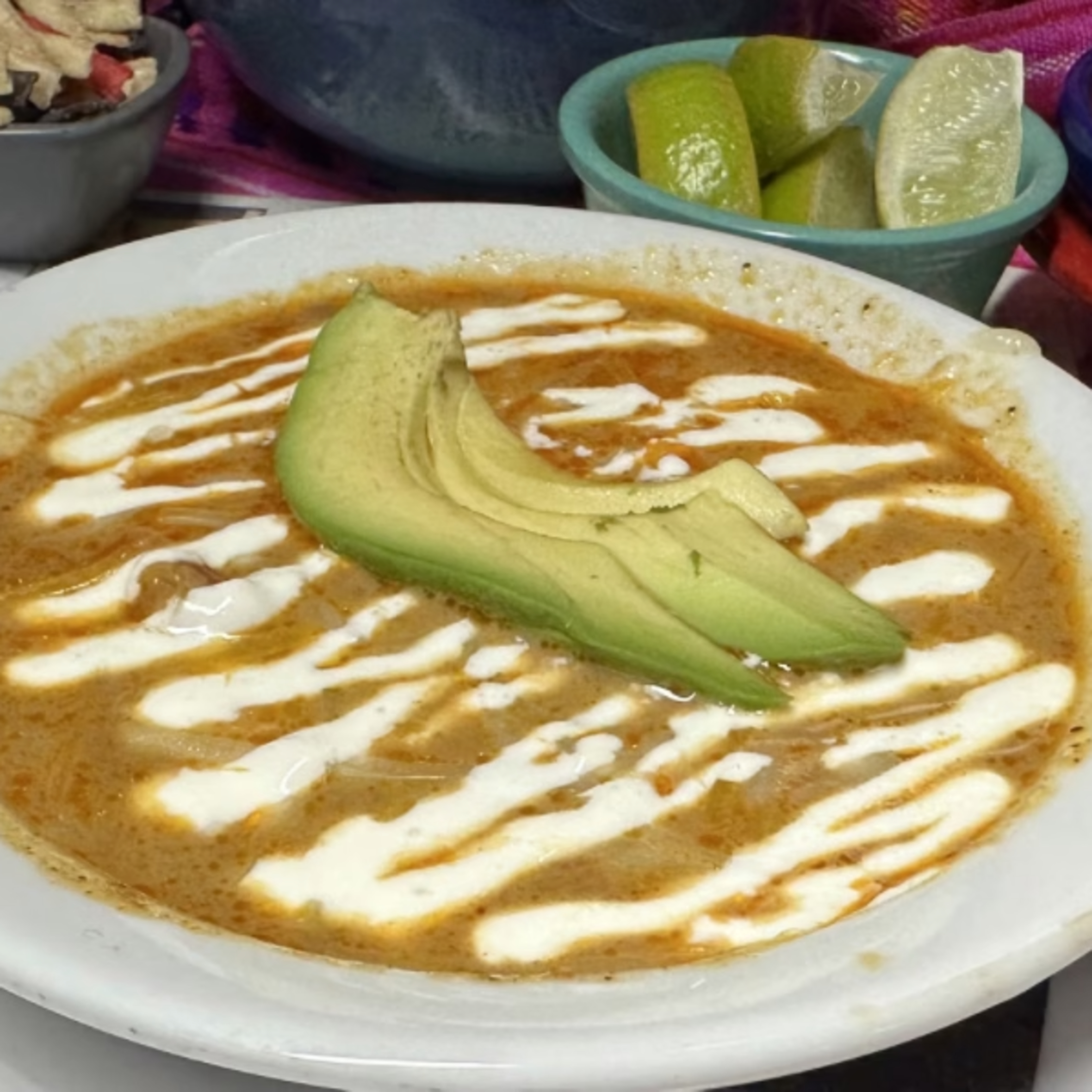 image of Creamy Chipotle Chicken Soup