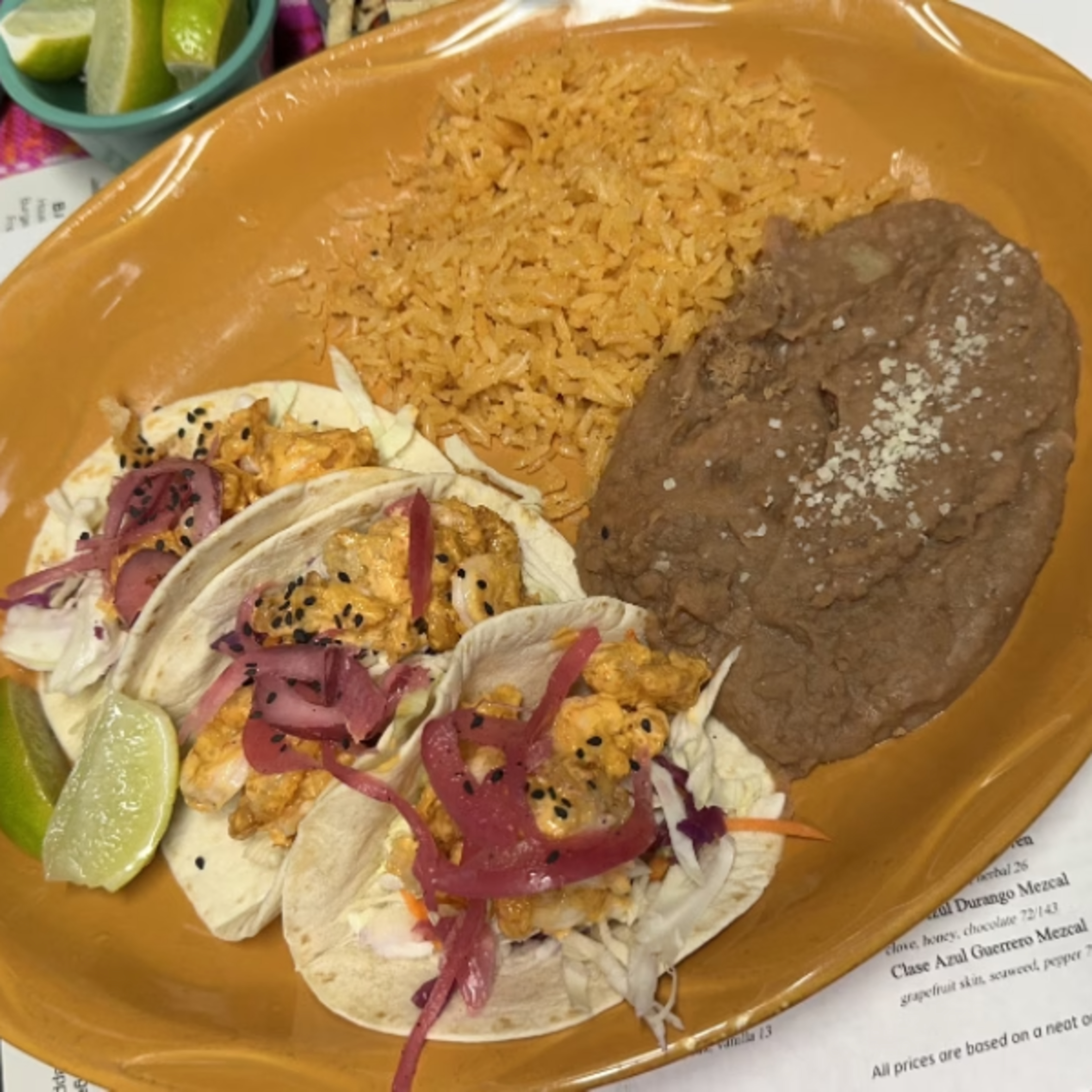 image of Dynamite Shrimp Taco Meal
