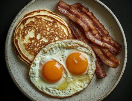 2 Eggs, Meat & Pancake