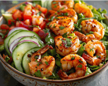 Warm Shrimp Salad