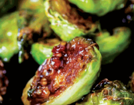 Cider Roasted Brussel Sprouts