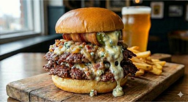 BURGER of the WEEK - D&S Popper Burger