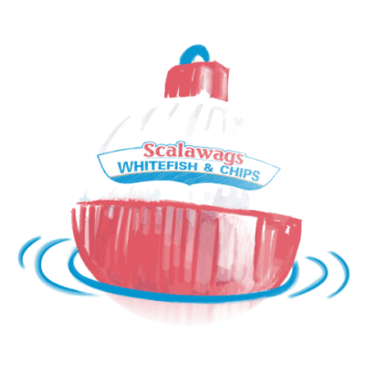 Scalawags Whitefish & Chips logo image