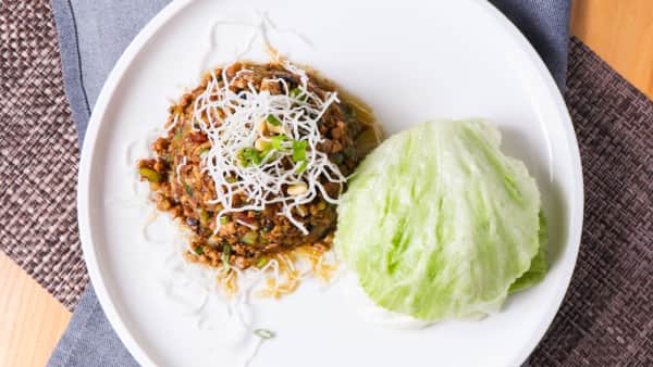 image of "Betelnut" Minced Lettuce Cup Tofu
