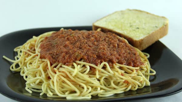 image of SPAGHETTI W/MEATSAUCE