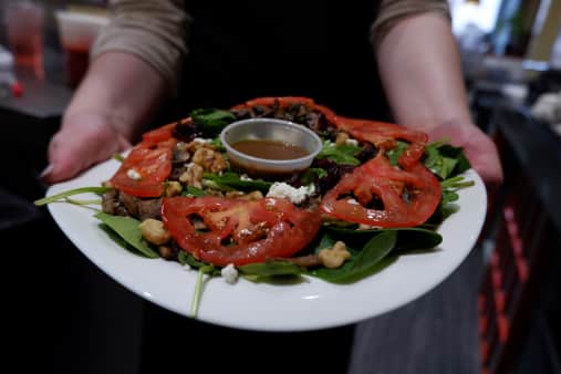 Spinach and Arugula Salad