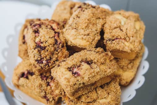 Lingonberry Coffee Cake