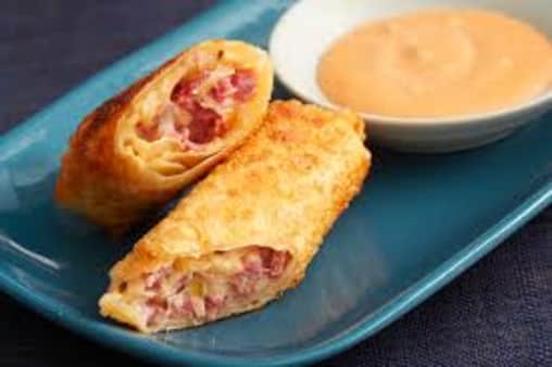 image of Reuben Egg Rolls