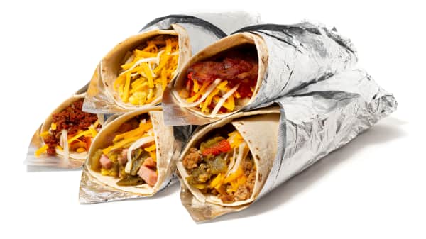 image of No Meat Breakfast Burrito