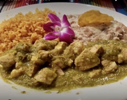 image of Chile Verde Plate