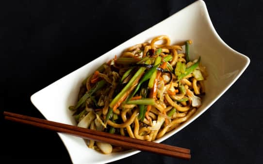 image of Shanghai 'Fat' Chow Mein Pork