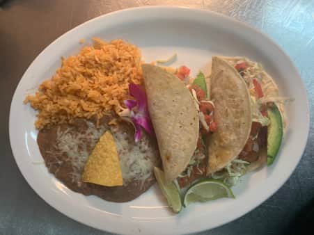 image of (2) Fish Taco Plate