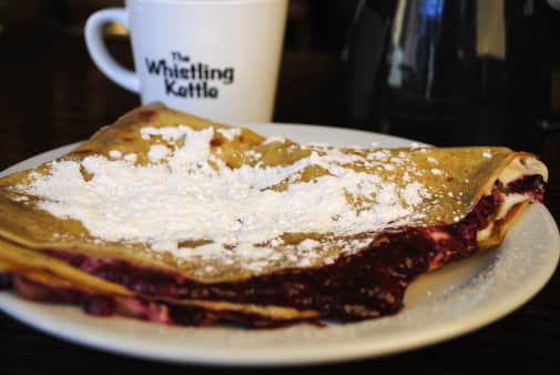 image of Cherry Cheesecake Crepe