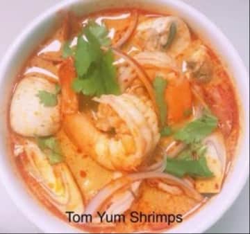 image of Pho Tom Yum Shrimp