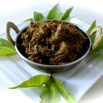 image of Gongura Goat Curry