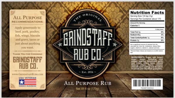 image of Grindstaff Rub Co. All Purpose Rub
