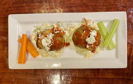 image of BUFFALO BLEU CHEESE CHICKEN MEATBALLS