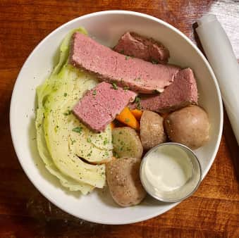 image of CORNED BEEF AND CABBAGE