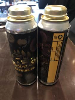 image of (2) 19.2oz Whiskey Hill Beers To-Go