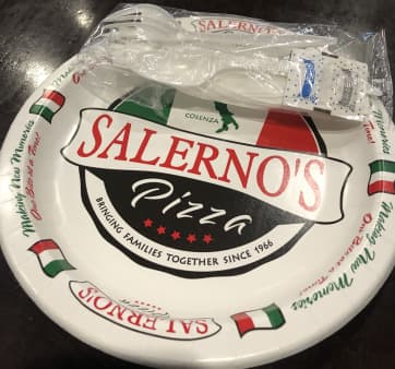 image of Paper Plate & Silverware/Napkin Wrap