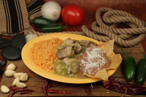image of Chile Verde Plate