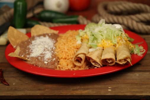 image of Taquitos Plate