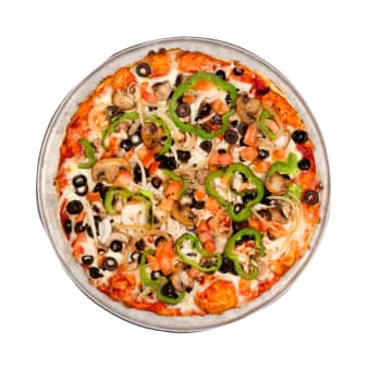image of Small Garden Veggie Pizza