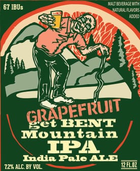 image of Get Bent Grapefruit - FILLED 64oz Growler