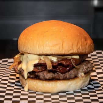 image of Smokey the Beer Cheese Burger