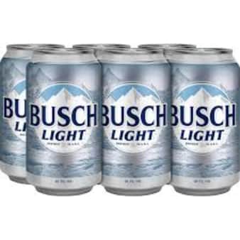 image of Busch Light, 6 pack cans